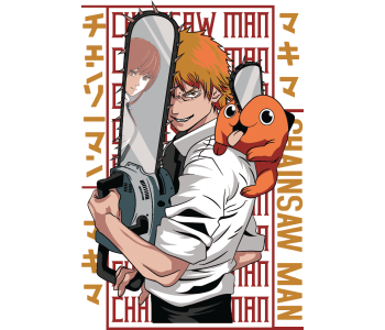 Chainsaw Dark Anime Vector